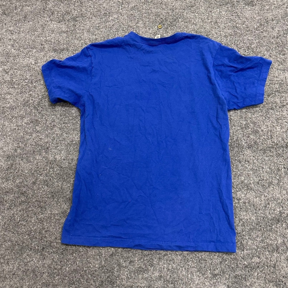 Next Level T Shirt Womens Size S Blue Our Lady of Guadalupe Graphic Cotton Tee